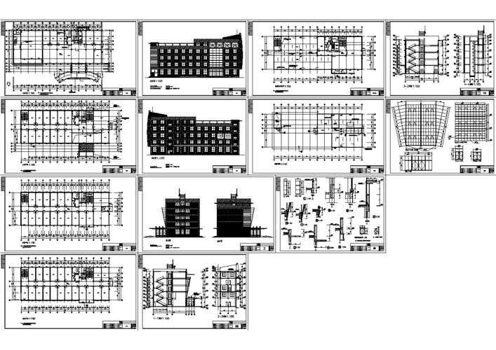 某地办公楼详细建筑设计施工图(全套)